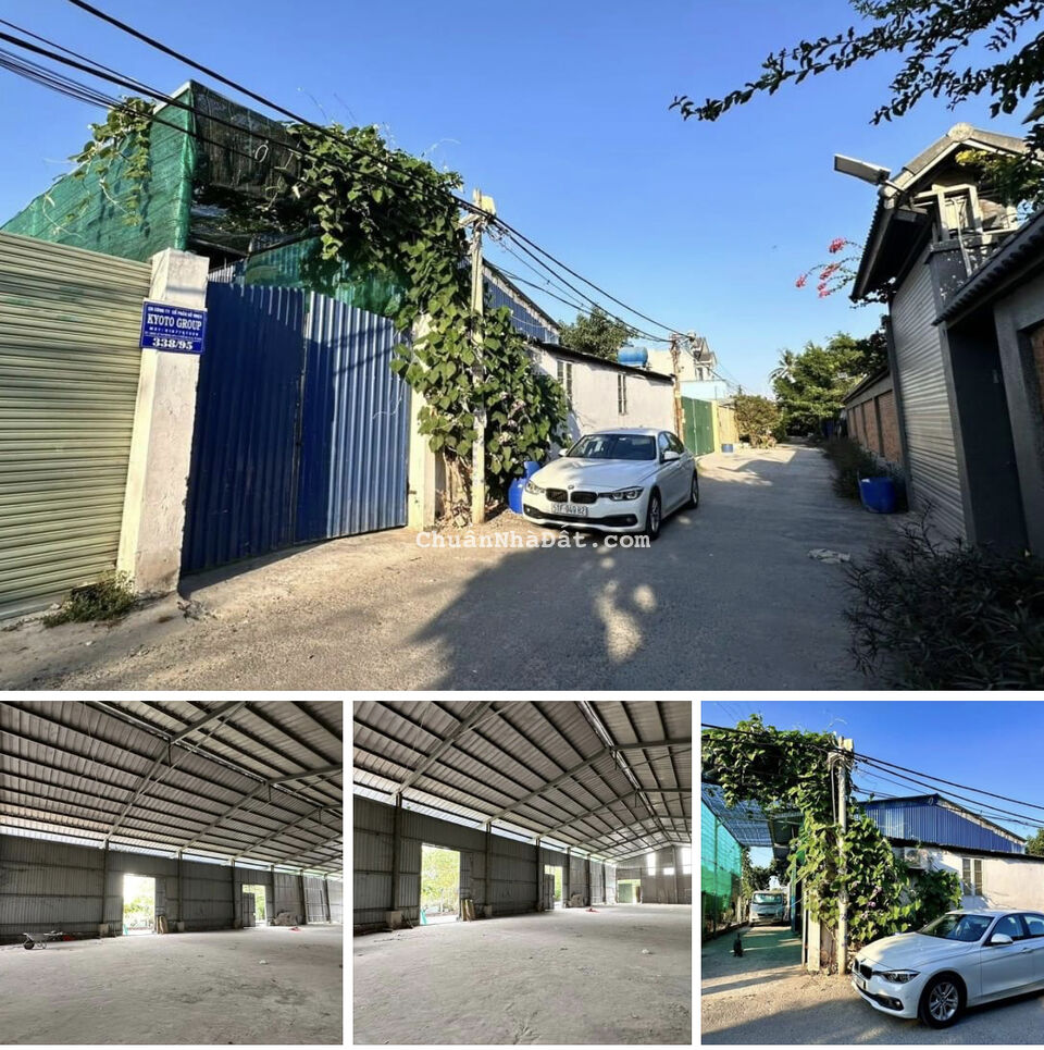 Nhà xưởng cho thuê 1000m2 trục Lê thị riêng Quận 12