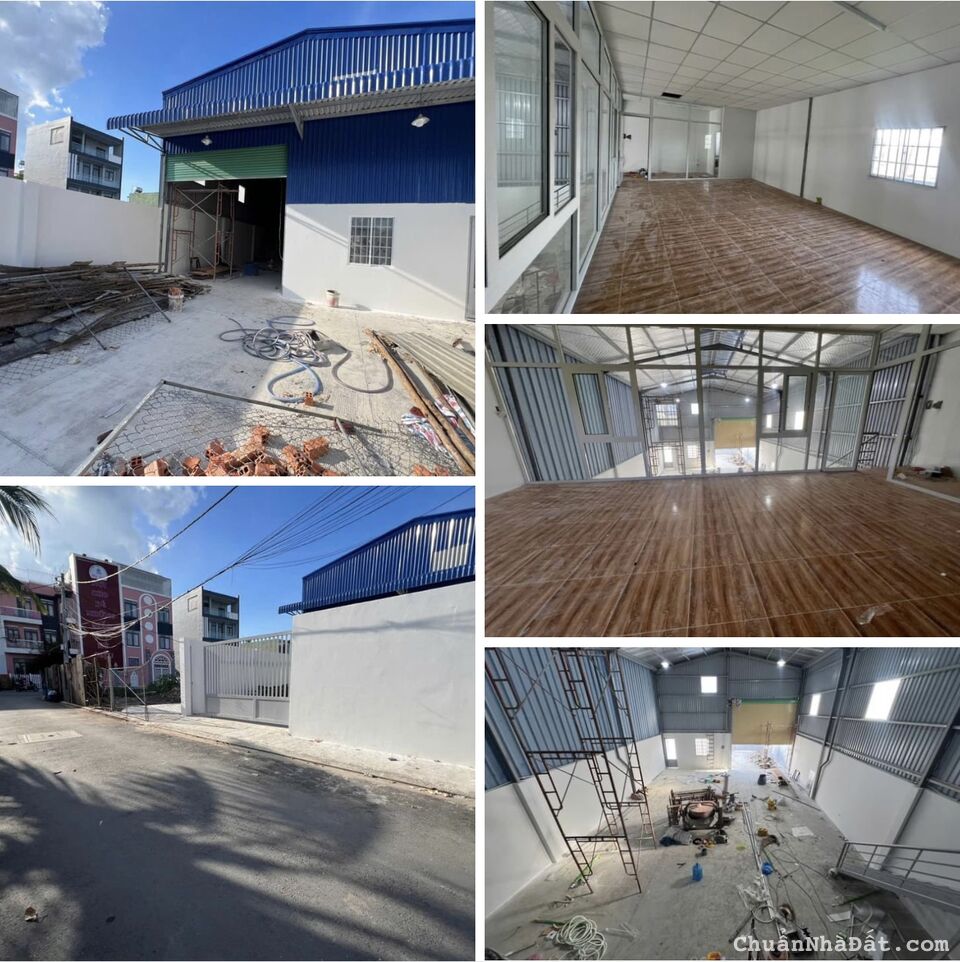 Kho xưởng đẹp, xây mới cao cấp gần chợ Vườn Lài Quận 12