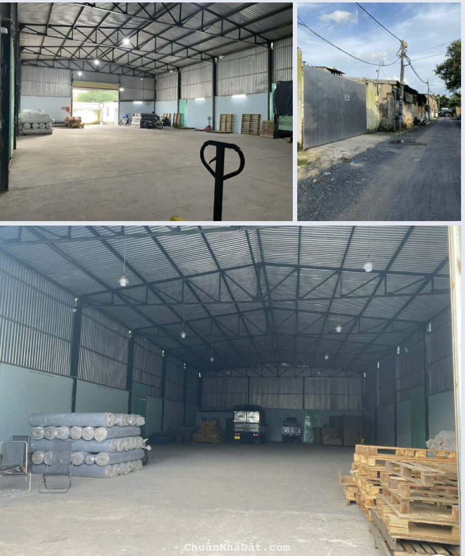 Kho xưởng 700-1200-2000m2 gần ngã tư Bà Điểm cho thuê 