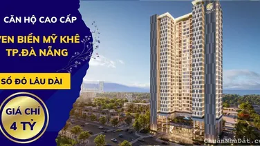 Bán căn hộ cao cấp đà nẵng Căn 03 Phòng Ngủ view biển mỹ khê.