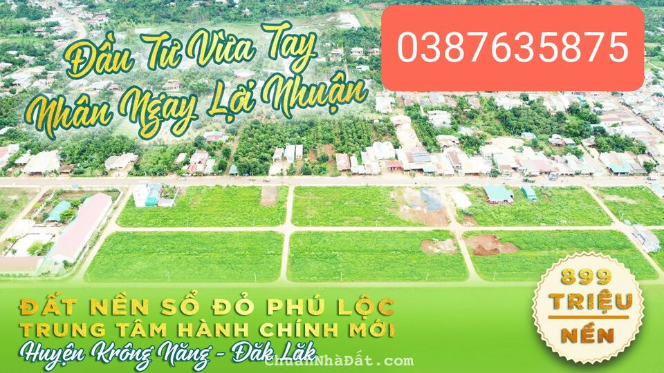 Bán đất  KHU DÂN CƯ PHÚ LỘC - KRÔNG NĂNG