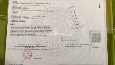 Bán đất 2 mặt tiền đường Hoàng Văn Thụ Nha Trang