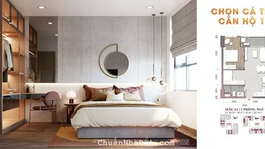 Căn hộ phố biển, sở hữu lâu dài, 1PN, 50m2, chỉ 1.650 tỷ/căn, góp 1%/tháng, CK đến 9% + LS 24%/năm