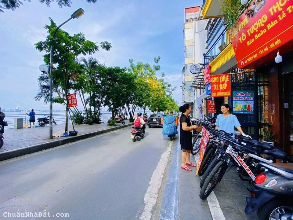 BÁN ĐẤT MẶT PHỐ TRÍCH SÀI - VỊ TRÍ VIP KINH DOANH - VIEW HỒ THƠ MỘNG - DT 783M2 GIÁ CHÀO 5XX TỶ