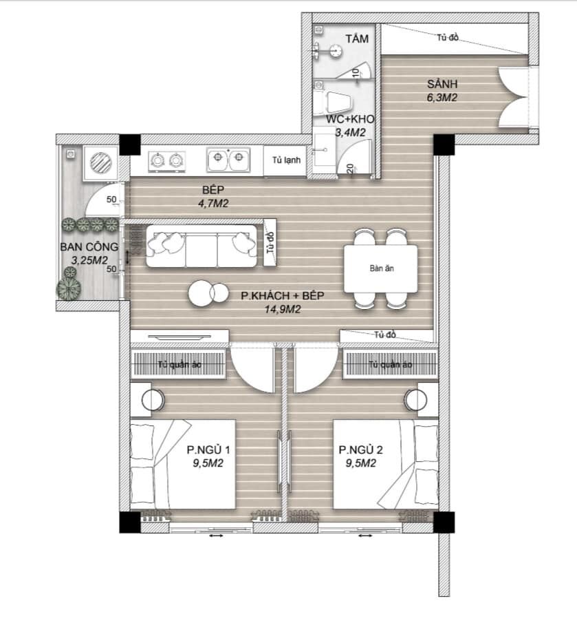 Nhà ở xã hội giá rẻ tại trung tâm thành phố Cần Thơ