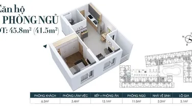 Cần bán căn hộ Legacy Prime Tòa B09 - 25 thanh toán 15% đến khi nhận nhà (200tr)