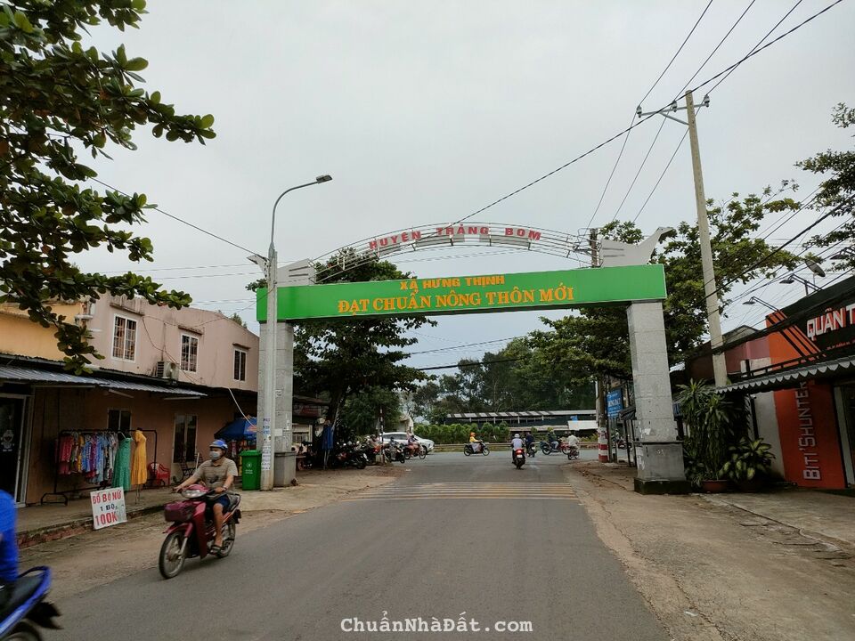 Bán đất sổ sẳn xã Hưng Thịnhh Trảng Bom Đồng Nai