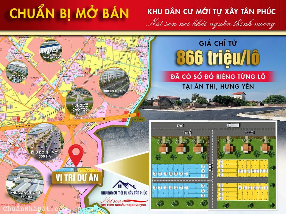 Cơ hội mua đất giá rẻ khu công nghiệp Ha Nội , Hưng Yên