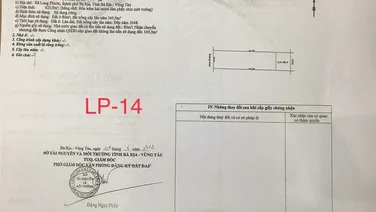 CHÍNH CHỦ CẦN RA LÔ ĐẤT TRUNG TÂM LONG PHƯỚC - TP BÀ RỊA