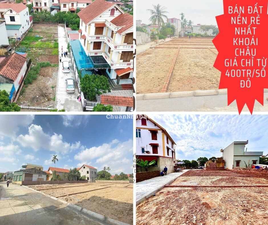 Sở hữu đất nền giá rẻ khu công nghiệp ven Hà Nội. Giá đầu tư chỉ từ 400tr/lô sổ đỏ sẵn