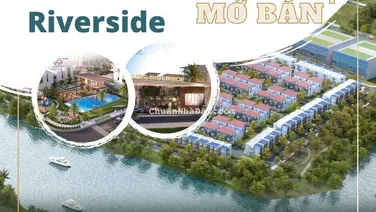 Mở bán khu biệt thự biệt lập ven sông Bến Cát 120m2/3 tầng - The Oasis Riverside