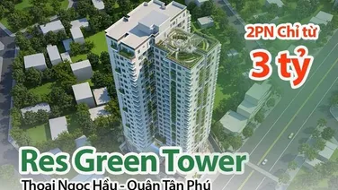 Căn hộ dọn vô ở liền Resgreen tower
