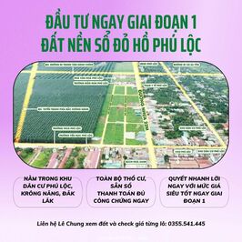 Chủ cần bán nhanh 2 lô đất vuông đẹp tại Phú Lộc, Krong Năng, Đắk Lắk 