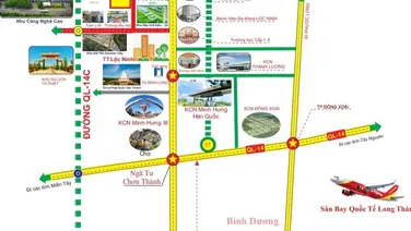 Đất Nền Thổ Cư Lộc Thạnh, Lộc Ninh, Bình Phước