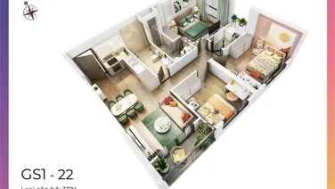 CẦN BÁN NHANH CĂN HỘ 3PN, 75M2 THÔNG THUỶ, GIÁ 3,6 TỶ DỰ ÁN VINHOMES SMART CITY
