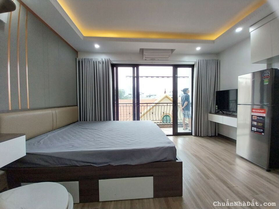 Cho thuê căn hộ ngõ 193 Phố Trích Sài, Tây Hồ Dt 30m2. Nhà mới, Full nội thất dịch vụ Vip. Chỉ 7tr