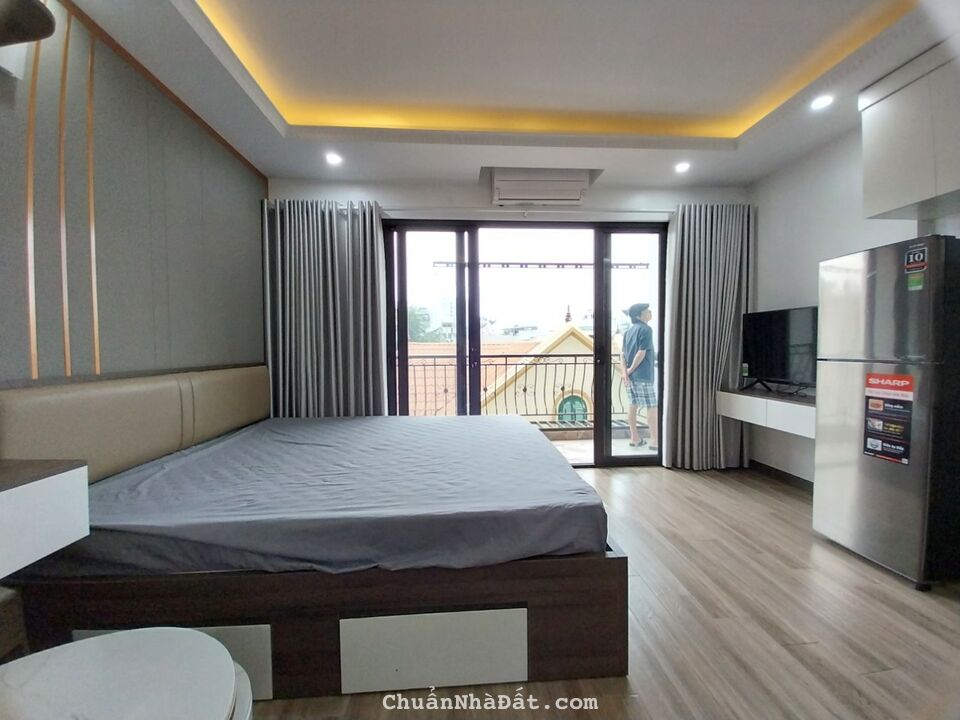 Cho thuê căn hộ ngõ 193 Phố Trích Sài, Tây Hồ Dt 30m2. Nhà mới, Full nội thất dịch vụ Vip. Chỉ 7tr