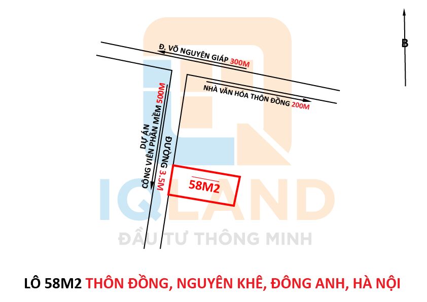 Chủ rất rất cần bán 58m2 thôn Đồng, Nguyên Khê, Đông Anh.