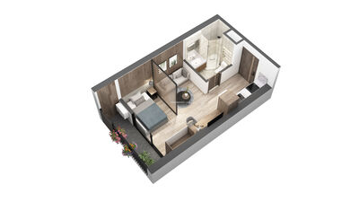 Bán nhà chung cư studio 29 m2, giá rẻ tại Sky Oasis của Ecopark, LH 0967949918