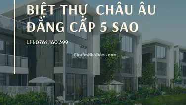 Sở hữu biệt thự full nội thất chuẩn Châu Âu phía nam Đà Nẵng chỉ với 1,X tỷ