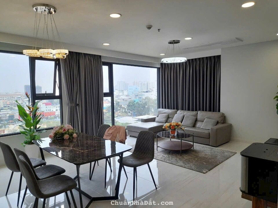 Cần Cho Thuê CHCC Kingdom101 334 Tô Hiến Thành Quận 10, 100m2, 3 phòng ngủ, 2 tollet, full nội thất