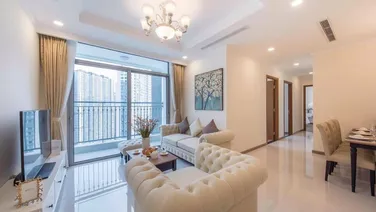 cho thuê CHCC VInhome Central Park, Q.BT, 100m2, 3Pn, 2tollet, full NT