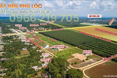 Bán cặp lô thổ cư 100% giá tốt nhất khu vực kề chợ Phú Lộc, Krông Năng. Bao mọi thuế phí.