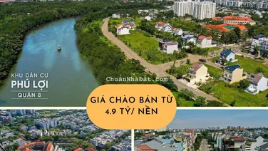 Cần bán gấp nên hạ giá mạnh đất mặt tiền đường Nguyễn Văn Linh , Phạm Thế Hiển Phường 7, Quận 8 , T