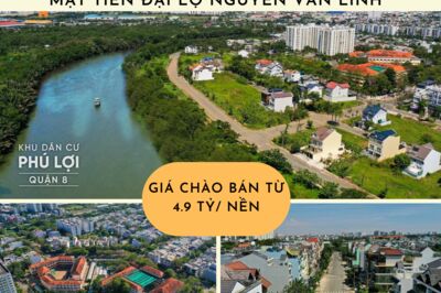 Cần bán gấp nên hạ giá mạnh đất mặt tiền đường Nguyễn Văn Linh , Phạm Thế Hiển Phường 7, Quận 8 , T