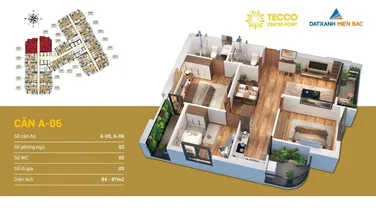 Gia đình cần thanh lý gấp 2 căn hộ mới mua tại Tecco Bình Minh. Căn 2 phòng ngủ và 3 phòng ngủ