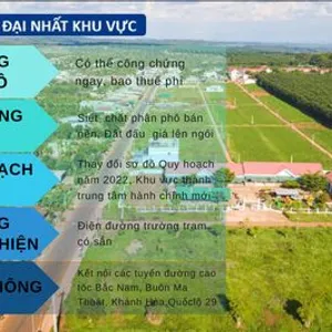 Đất nền trung tâm hành chính mới Krông Năng Đắk Lắk giá đầu tư chỉ 8xx triệu 
