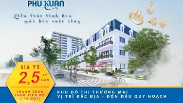 🔥🔥🔥SHOPHOUSE PHÚ XUÂN CITY HẠNG SANG 4 TẦNG MẶT TIỀN ĐƯỜNG LỚN VIEW CÔNG VIÊN