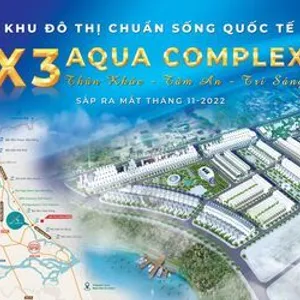 Đất nền X3 Aqua Complex Hội An - Giỏ hàng CĐT đợt 1