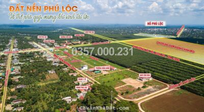Đất nền liên kề KDC Phú Lộc, Krông Năng – Vùng ven Tp Buôn Mê Thuột