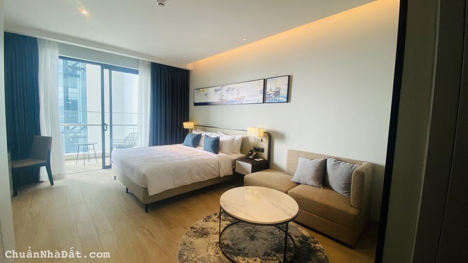 Cần bán căn studio view biển tầng trung tòa A-B Citadines full nội thất cao cấp