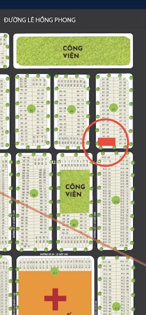 Bán văn phòng 300m2 cặp nền góc Hoa Hậu A7-20,21 Đường số 2 đối diện Công viên Stella Mega City 