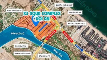 ĐẤT NỀN KHU ĐÔ THỊ X3 AQUA COMPLEX VEN SÔNG- VEN BIỂN PHÍA NAM ĐÀ NẴNG SỞ HỮU LÂU DÀI