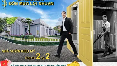 CÒN 1 SUẤT NGOẠI GIAO NHÀ VƯỜN KIỂU MỸ TẠI VỊNH AN HÒA CITY 162M2 GIÁ 2,2 TỶ Hướng ĐÔNG NAM