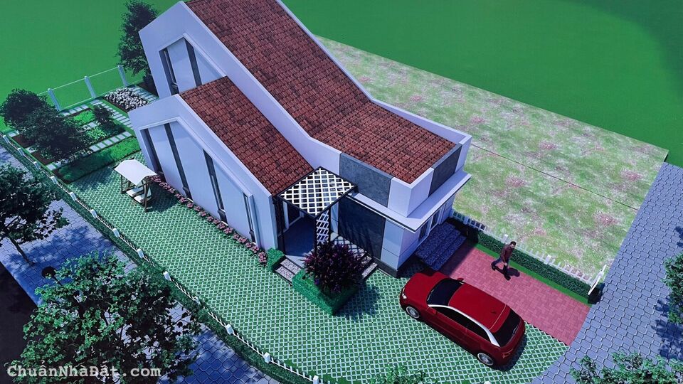 SIÊU PHẨM NHÀ VƯỜN MẶT VỊNH CHỈ 2.2 TỶ, SÂN TRƯỚC SAU 6M TỔNG DIỆN TÍCH 162M2