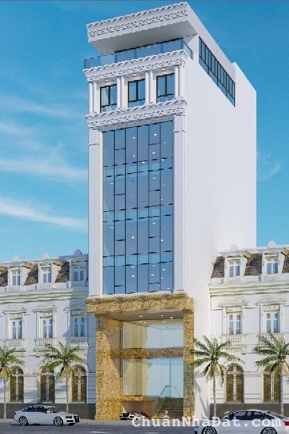 Cho thuê toà nhà VP 9 tầng mặt phố Dịch Vọng Hậu Dt 130m2 Mt 8m.Giá 180tr/tháng.