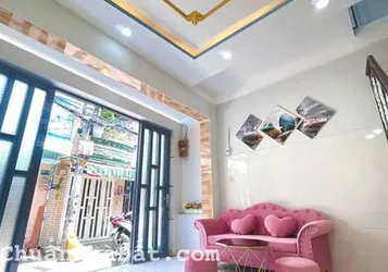 Nhà gần chợ Phú Lâm 1 lầu mới tinh giá chỉ 2,8 tỷ còn TL