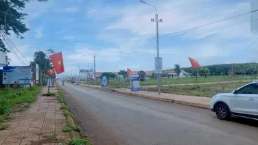 Suất ngoại giao lô đất nền sổ đỏ phía đông thị xã Buôn Hồ