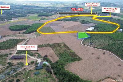 Đất vườn QH thổ xã Khánh Trung - Khánh Vĩnh giá rẻ chỉ 199 triệu một lô hơn 700m2