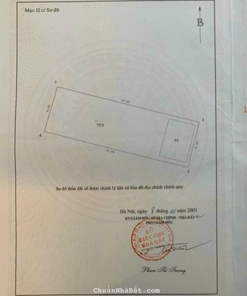 Nhà phân lô cán bộ Nguyễn Khang 75m2 3 tầng giá 9.5 tỉ TL