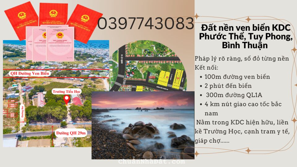 Đất nền KDC Phước Thể. Những cơ hội để nhà đầu tư về đích giai đoạn cuối năm!!!