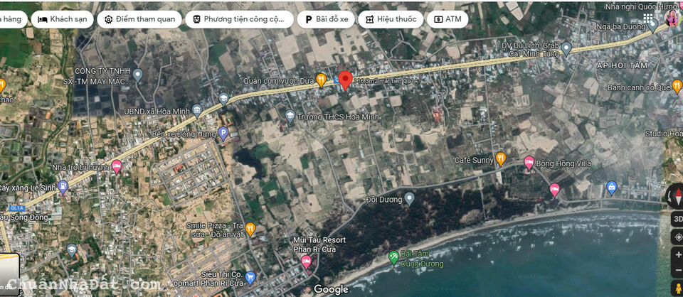 Bán 116m2 đất thổ cư mặt tiền quốc lộ 1A cách biển 1km chỉ 1,4 tỷ cc ngay tháng 3 Lh 0938677909