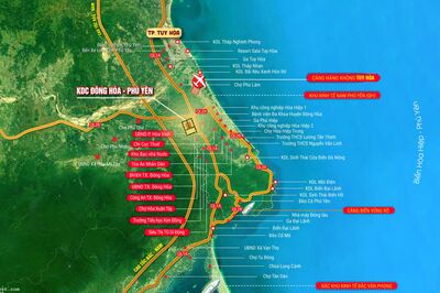 Đất biển khu kinh tế Nam Phú Yên kdc Hòa Vinh sổ sẵn, chỉ từ 630tr/140m2 giá GĐ 1 