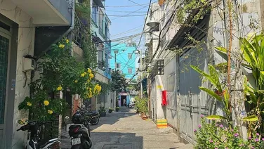 Cho thuê nhà 536/ hẻm 4m đường Âu cơ phường 10 quận tân bình – giá : 7 triệu / tháng