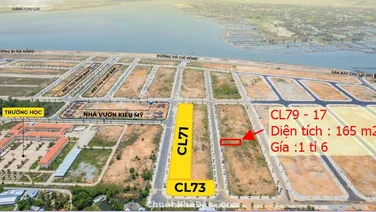 Chủ cần tiền ra nhanh Lô 165 m2 .Gía 1 tỉ 6 có thương lượng.