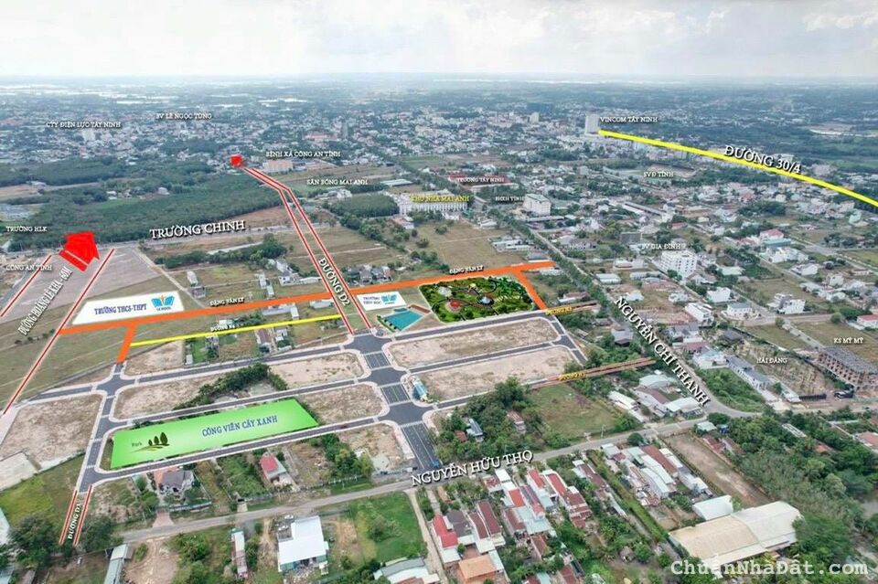 Đất vị trí đẹp giá rẻ trung tâm Tây Ninh